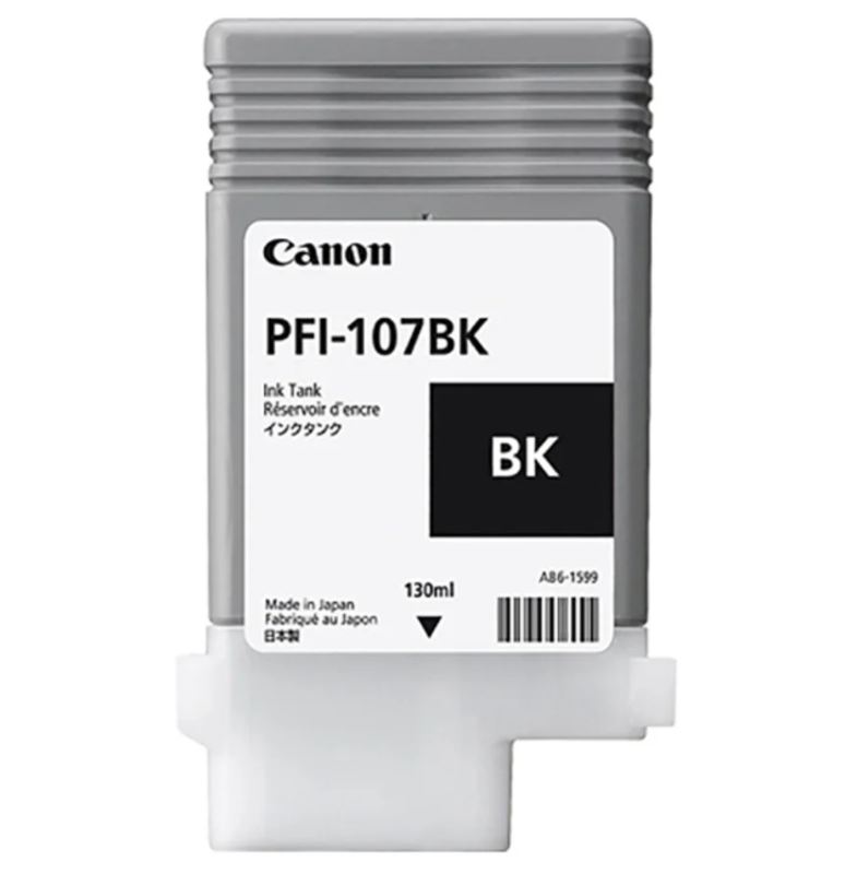 

Canon PFI-107BK 130ML Ink Tank, Black