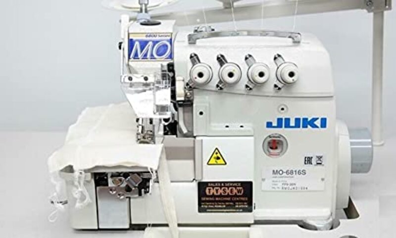 Juki MO-6816S-DE4-30H High-Speed, 2-Needle 5-Thread Overlock Safety Stitch Machine