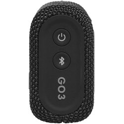JBL Go3 Bluetooth Speaker, Black