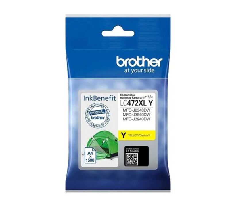 

Brother LC472XL High Capacity Yellow Ink Cartridge