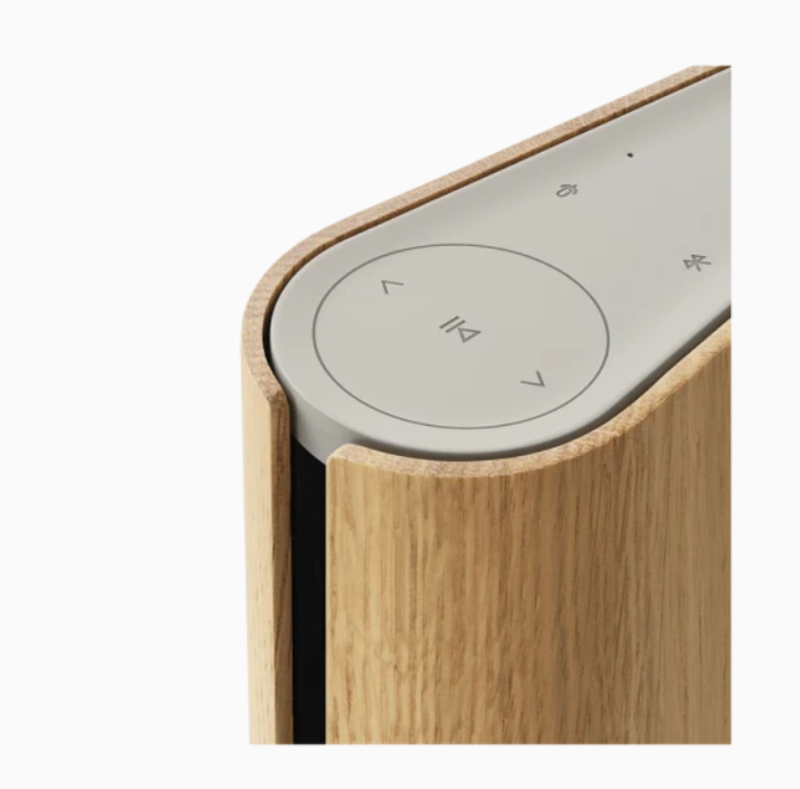 Bang & Olufsen BEOSOUND EMERGE Compact WiFi home speaker Gold Tone Alu/Light Oak
