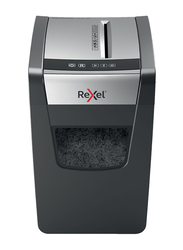 Rexel Momentum X410-SL Cross Cut Paper Shredder Machine, 10 Sheet Capacity, Black
