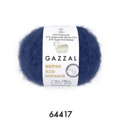 Gazzal Super Kid Mohair Yarn 25g, G 64417