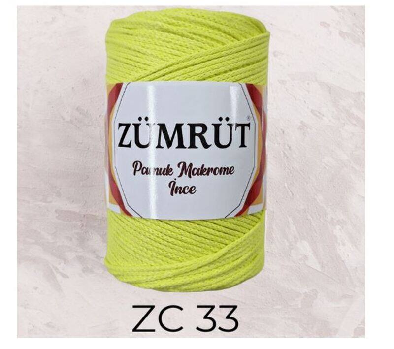 Zumrut Fine Cotton Macrame Thread 250g, ZC 33