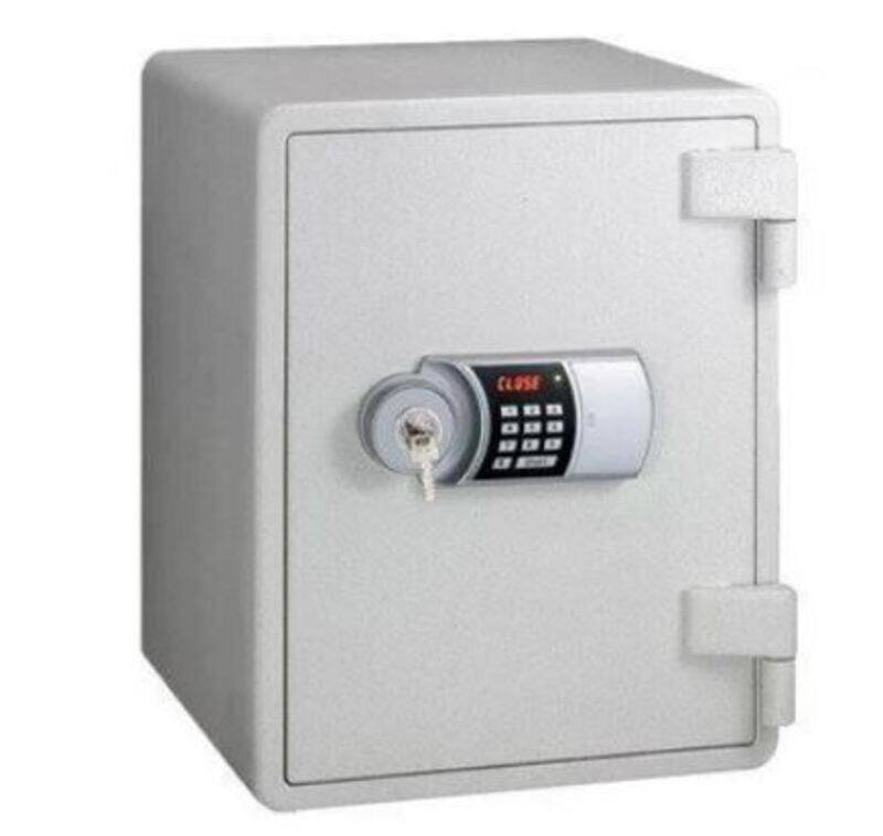 

Eagle YES-031DK Fire Resistant Safe, Digital And Key Lock (White)