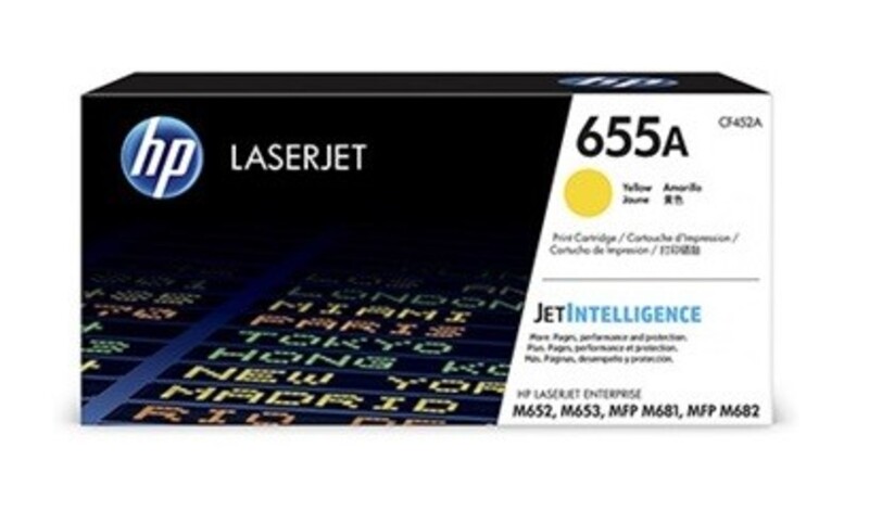 HP 655A Yellow Toner Cartridge (CF452A)