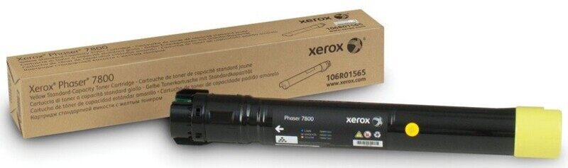 

Xerox 106R01625 Yellow Standard Capacity Toner Cartridge for Phaser 7800