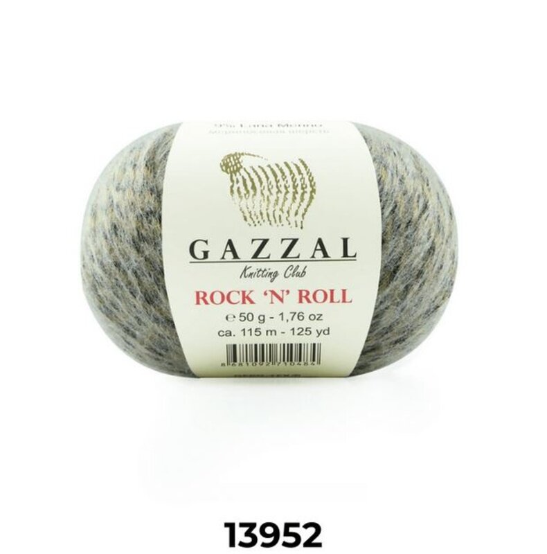 Gazzal Rock’N’Roll Yarn 50g, G 13952