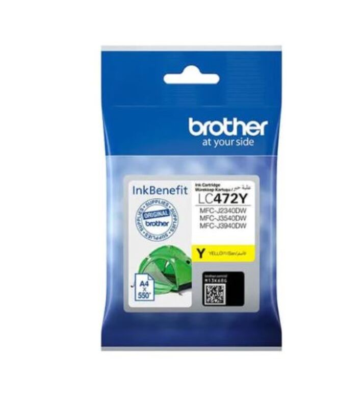 Brother LC472 Yellow Ink Cartridge