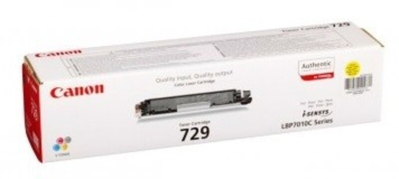 Canon 729 Yellow Toner Cartridge for LBP 7010C Series