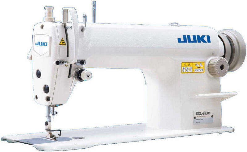 

Juki DDL-8100e 1 Needle Lockstitch Machine with Belt Type Clutch Motor 250W Complete Set with Table Stand