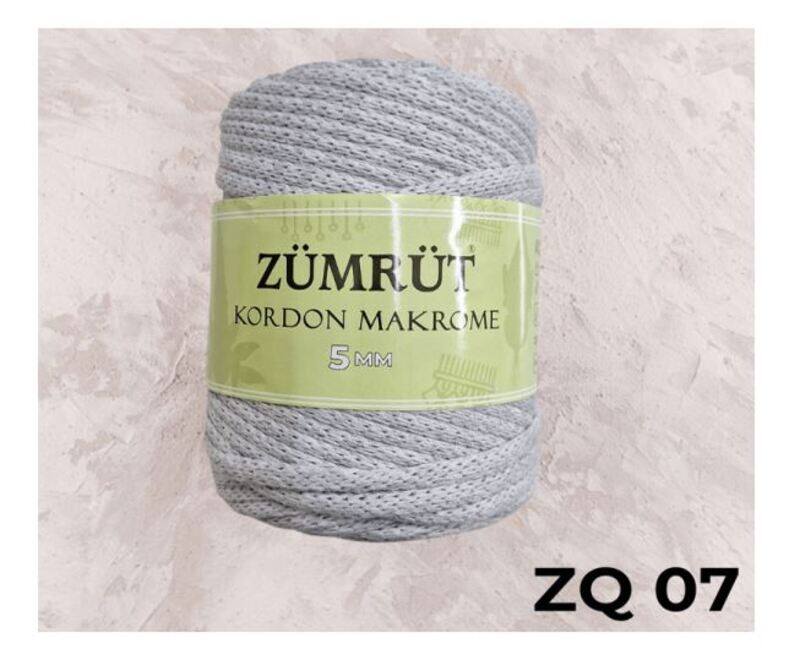 Zumrut Macrame Cord 5mm Yarn 500g, ZQ 07