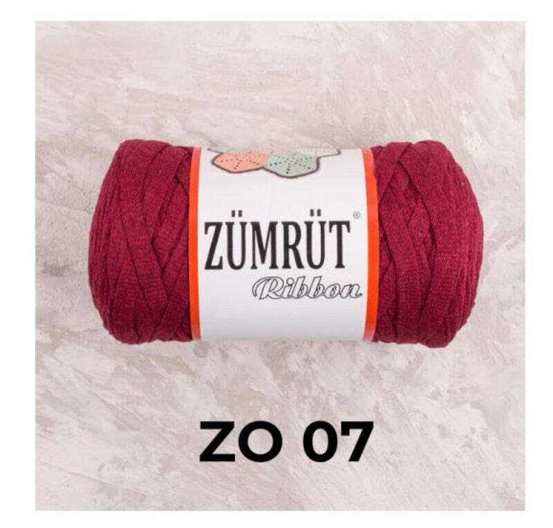 Zumrut Cotton Ribbon Yarn 250g, ZO 07