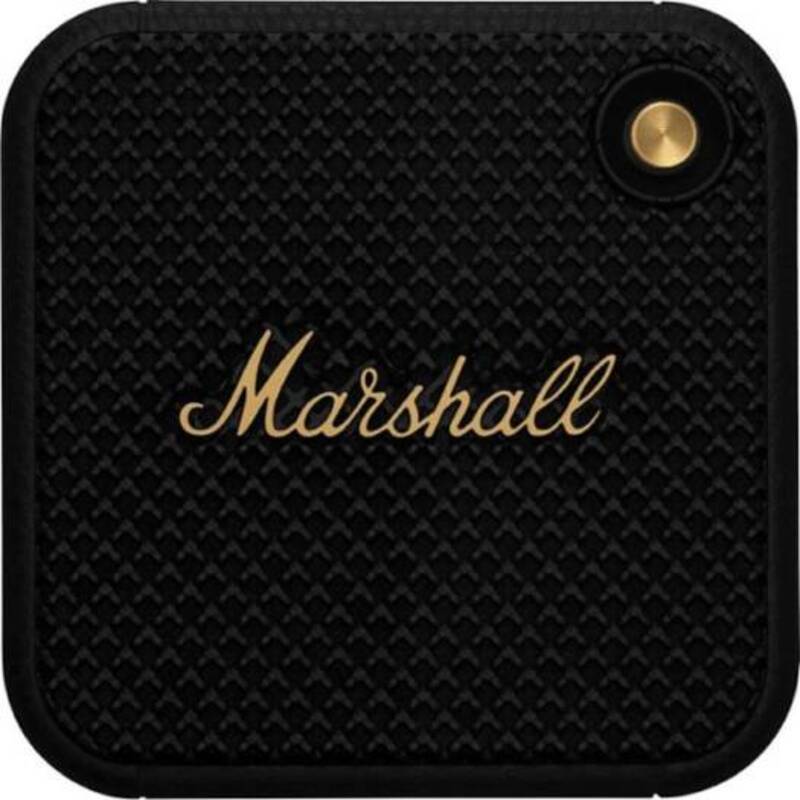 Marshall Willen Portable Bluetooth Speaker, Black & Brass