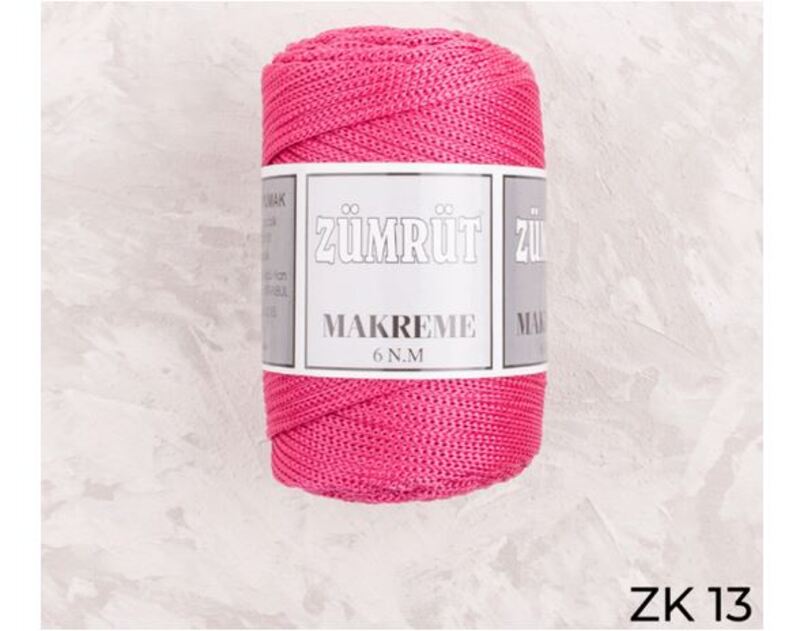 Zumrut Polyester Macrame Thread No. 6 250g, ZK 13