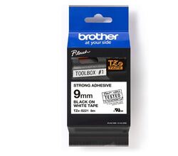 Brother TZe-S221 9mm Strong Adhesive Label Tape Cartridge