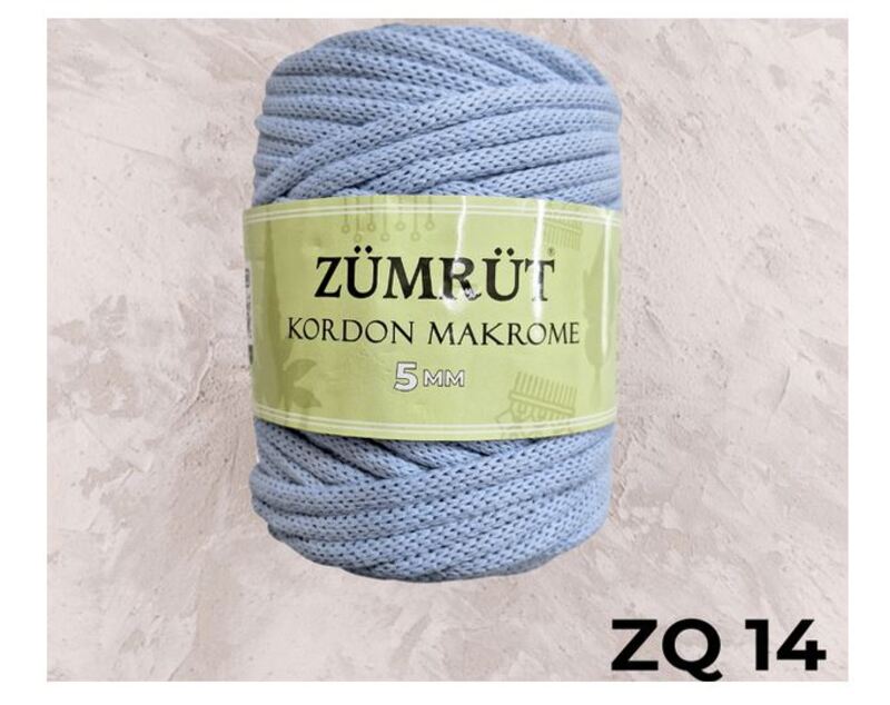 Zumrut Macrame Cord 5mm Yarn 500g, ZQ 14