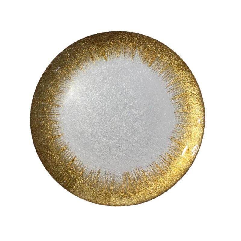 

Ximi Gold Glass Charger Plate, XIMI 0277G