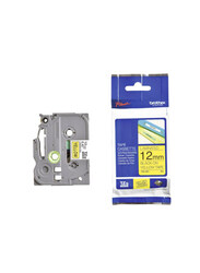 Brother TZE-631 Black on Yellow Label Tape, 12mm, Multicolour
