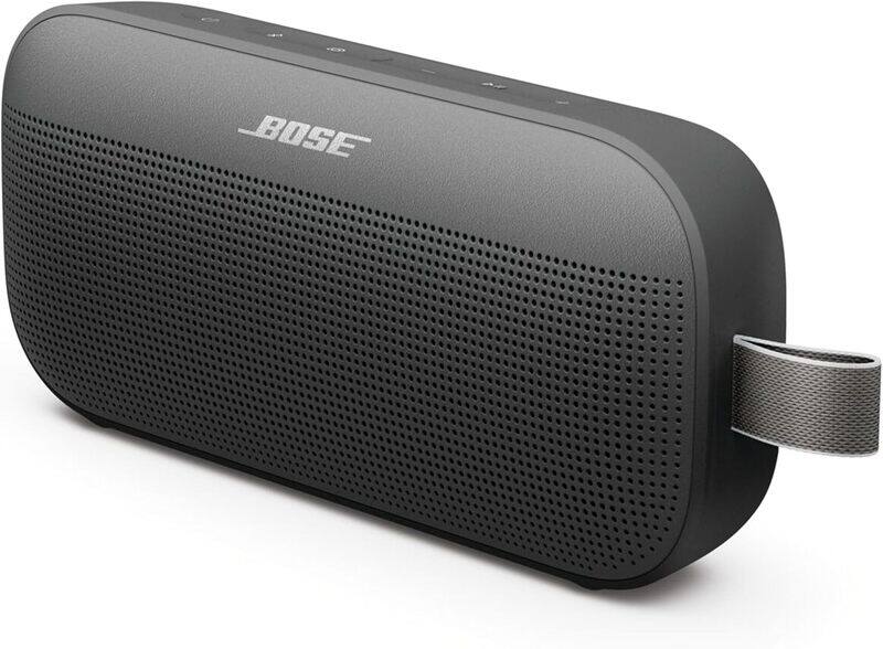 

Bose SoundLink Flex Portable Bluetooth Speaker (2nd Gen), Portable Outdoor Speaker with Hi-Fi Audio, Up to 12 Hours Battery Life, Waterproof and Dustp