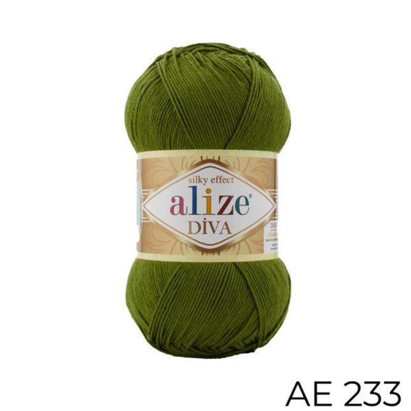 Alize Diva Yarn 100g, AE 233