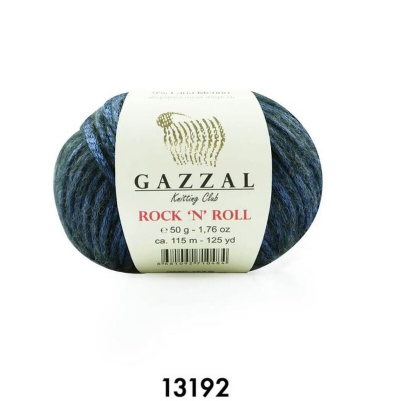 Gazzal Rock’N’Roll Yarn 50g, G 13192