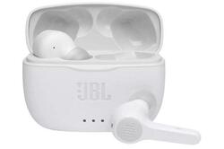 JBL Tune 215 True Wireless In-Ear Headphones, Pure Bass Sound, Built-In Mic, 25 Hours of Battery, Ultra-Comfortable Fit, Dual Connect, Voice Assistant, Fast USB Type-C - White