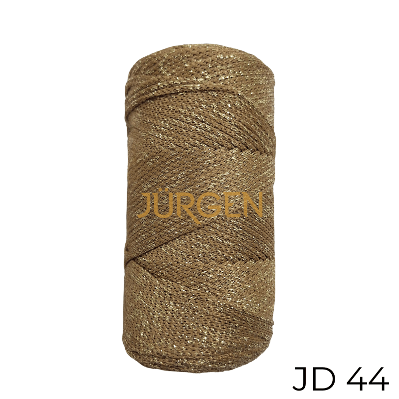 

JURGEN POLYSTER METALLIC MACRAME 4MM 200GMS JD44