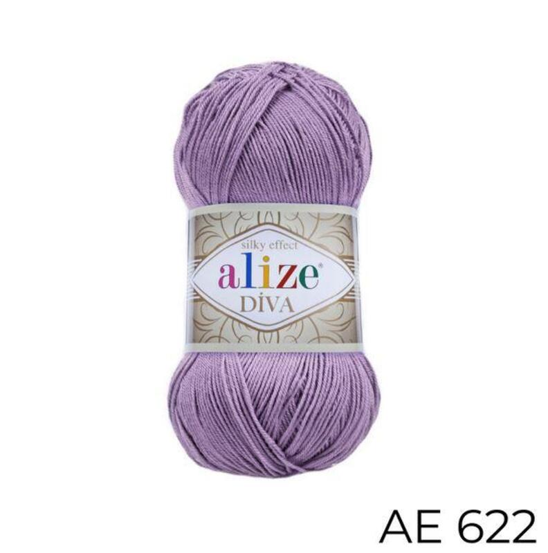 Alize Diva Yarn 100g, AE 622