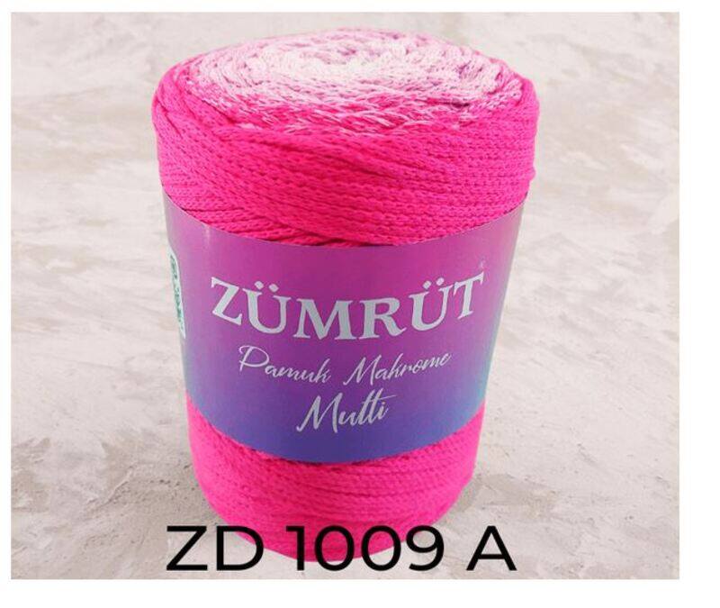 

Zumrut Multi Cotton Macrame Thread 250g, ZD 1009