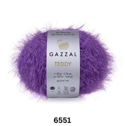 Gazzal Teddy Yarn 50g, G 6551