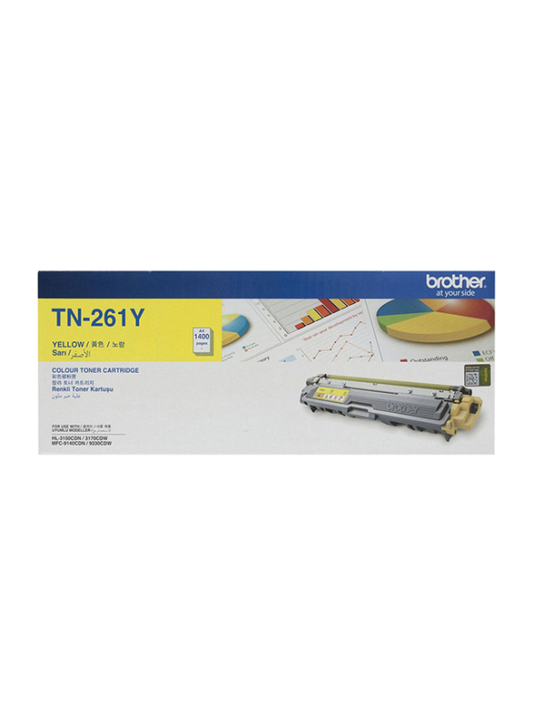 Brother TN-261 Yellow Toner Cartridge Original