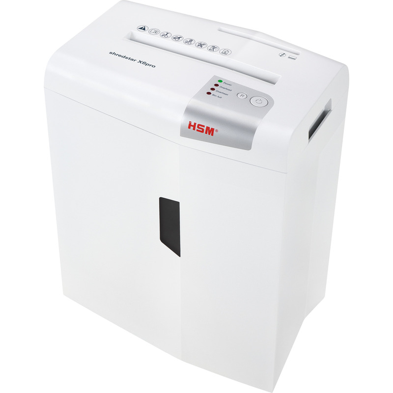 HSM Shredstar X6 Pro 2x15mm Micro Cut Document Shredder