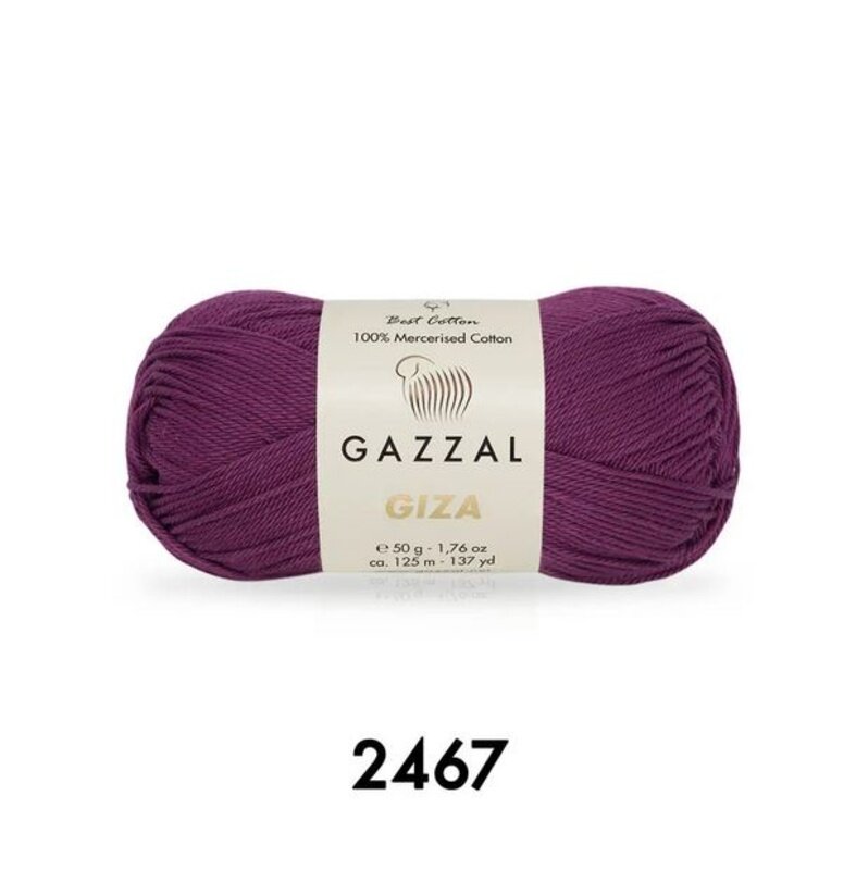 Gazzal Giza Yarn 50g, G 2467