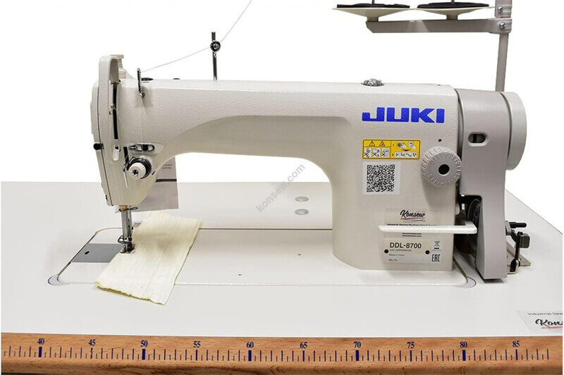 

Juki DDL-8700 1 Needle Lockstitch Machine with Direct Drive Motor 550W Complete Set with Table Stand