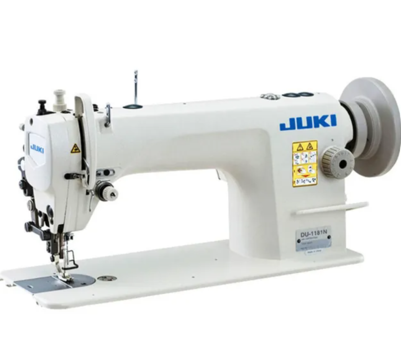 

Juki DU-1181N 1 Needle Top & Bottom Feed Lockstitch Machine Heavy Duty with Belt Type Clutch Motor 250W Complete Set with Table Stand