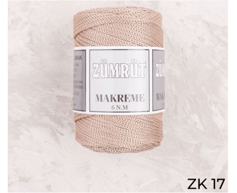 Zumrut Polyester Macrame Thread No. 6 250g, ZK 17