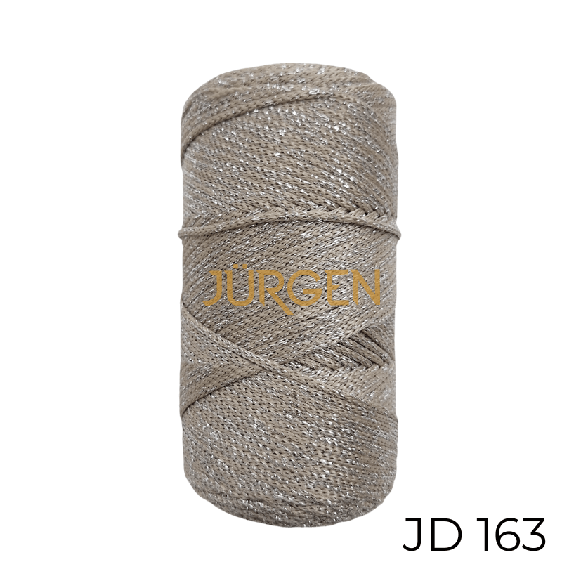 

JURGEN POLYSTER METALLIC MACRAME 4MM 200GMS JD16-3