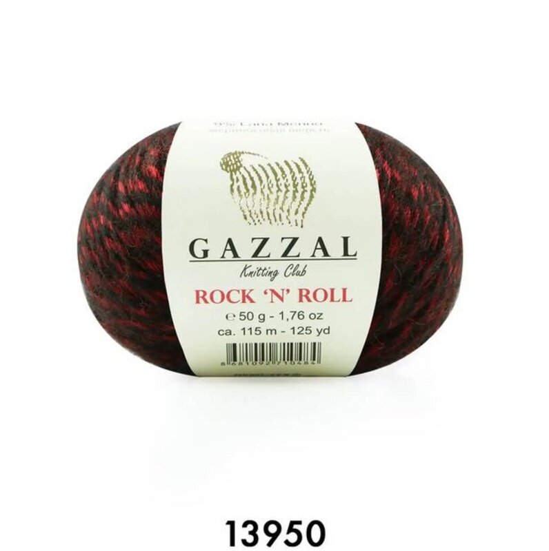 Gazzal Rock’N’Roll Yarn 50g, G 13950