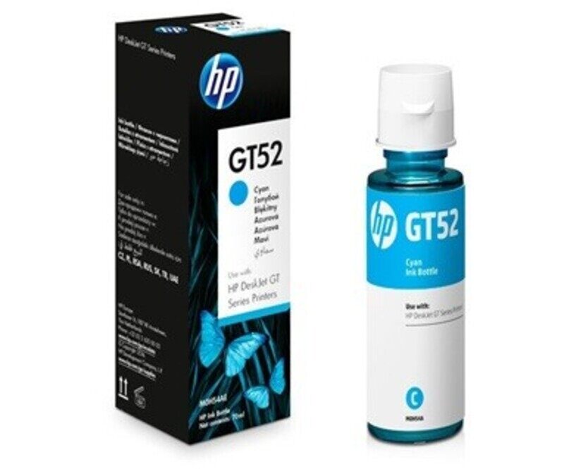 

HP GT52 70-ml Cyan Original Ink Bottle (M0H54AE)