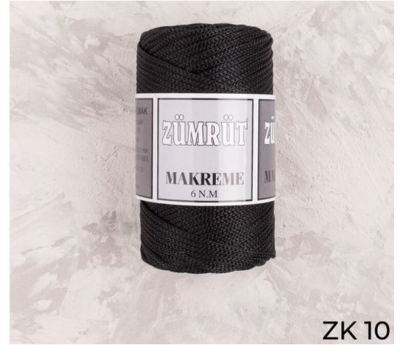 Zumrut Polyester Macrame Thread No. 6 250g, ZK 10