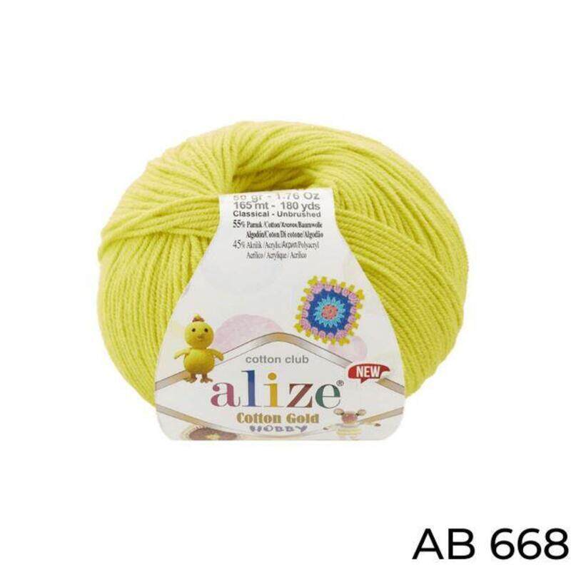 Alize Cotton Gold Hobby Yarn 50g, AB 668