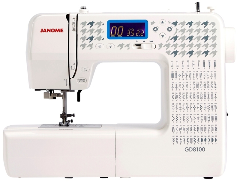 Janome GD8100 Sewing Machine, 100 Stitches