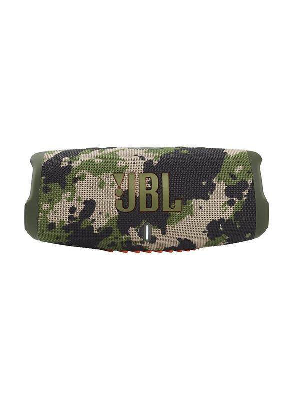 

JBL Charge 5 Portable Waterproof Speaker with Powerbank, Squad