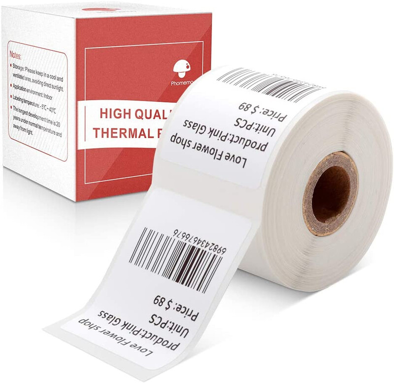 

Phomemo 40x30mm (M110/M110S/M120/M200) Black on White Sticker Thermal Label
