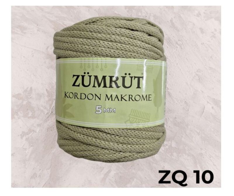 Zumrut Macrame Cord 5mm Yarn 500g, ZQ 10