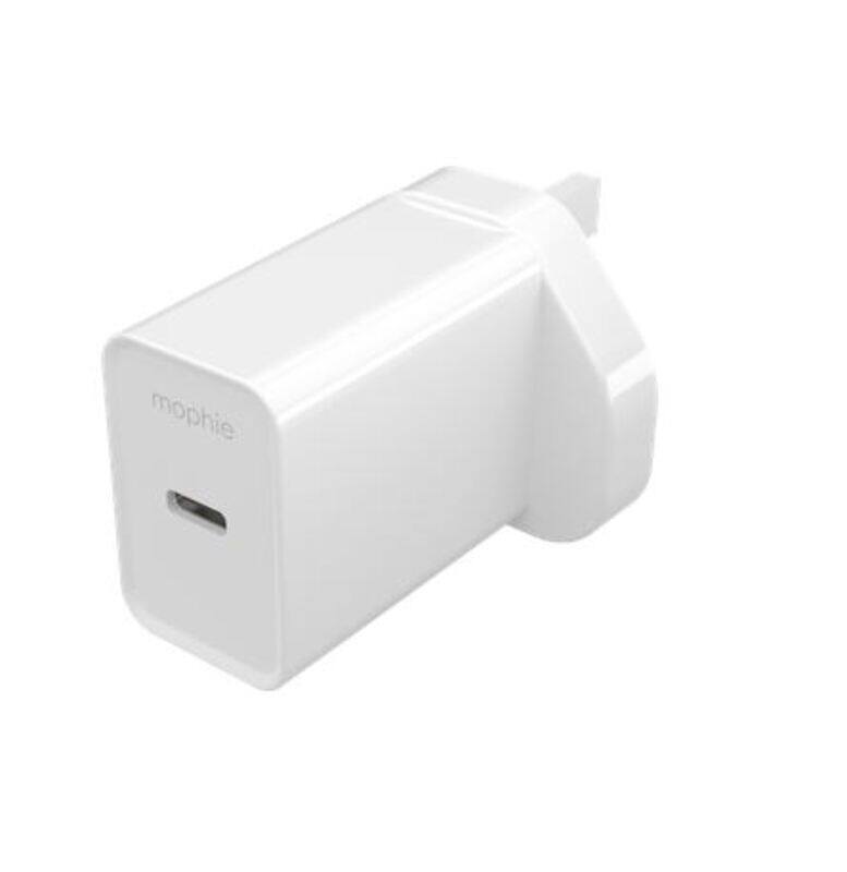 

Mophie-Essentials-ACC-PWR Adapter-USB-C-20W-PD, White-UK