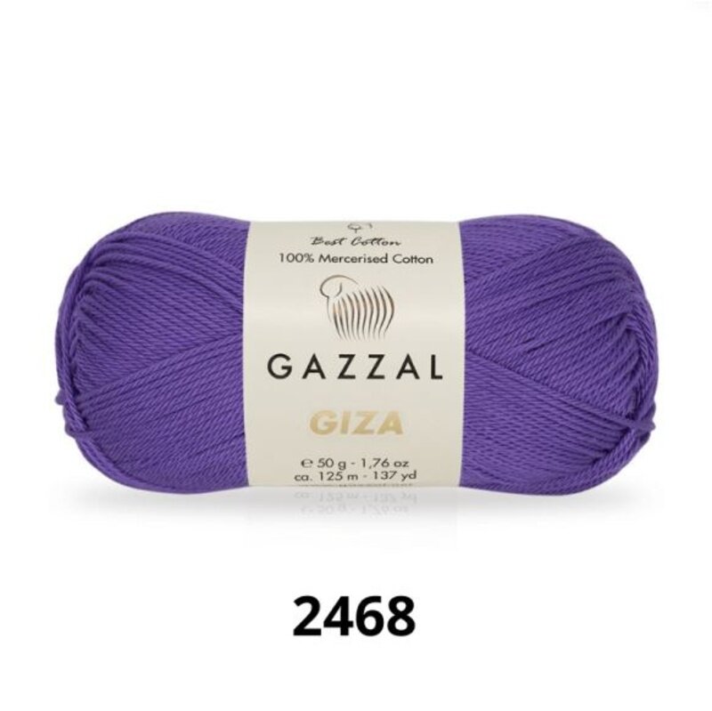 Gazzal Giza Yarn 50g, G 2468