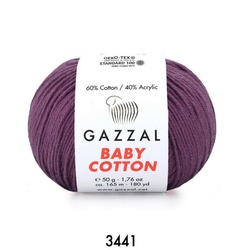 Gazzal Baby Cotton Yarn 50g,3441