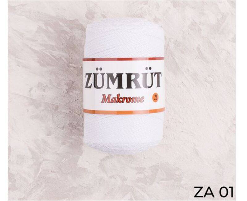 

Zumrut Polyester Macrame Thread No. 3 100g, ZA 01
